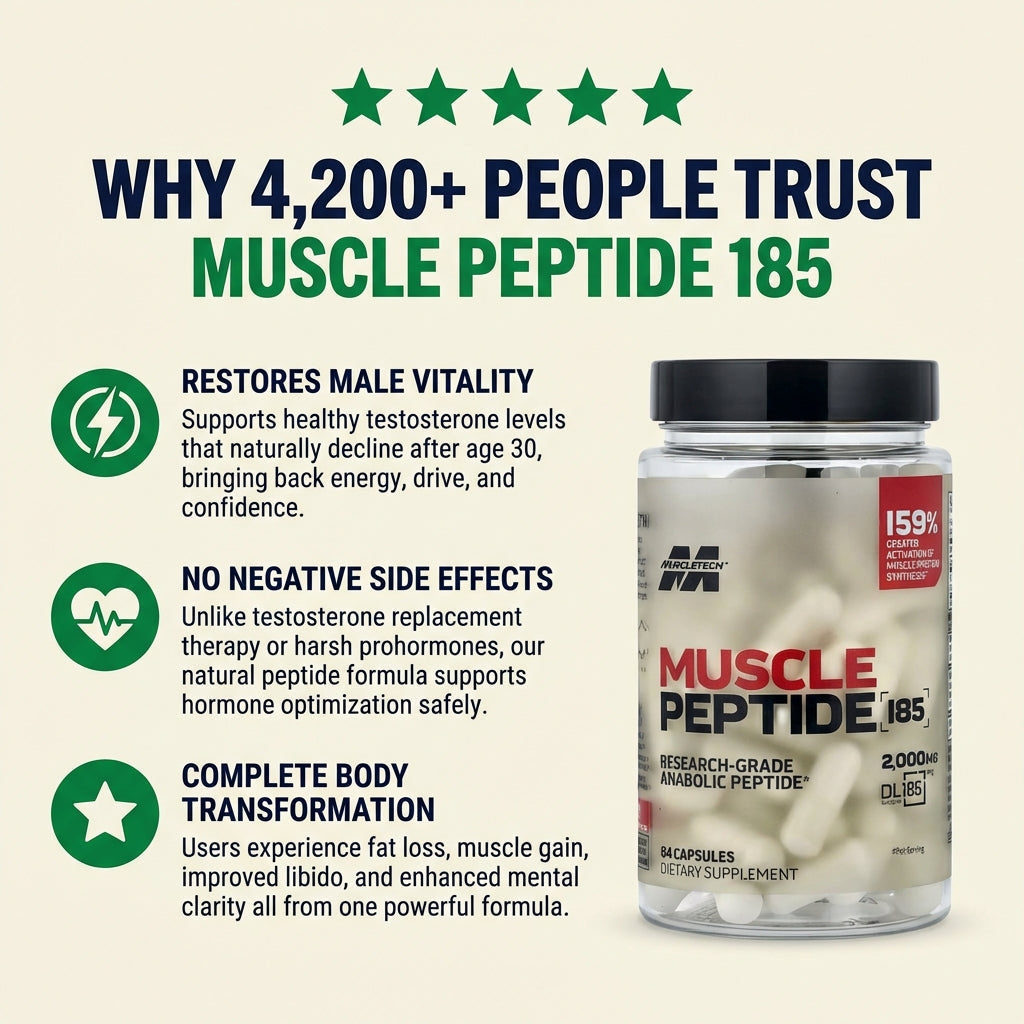 Muscle Peptide || Train Hard. Recover Harder. No Needle Required.